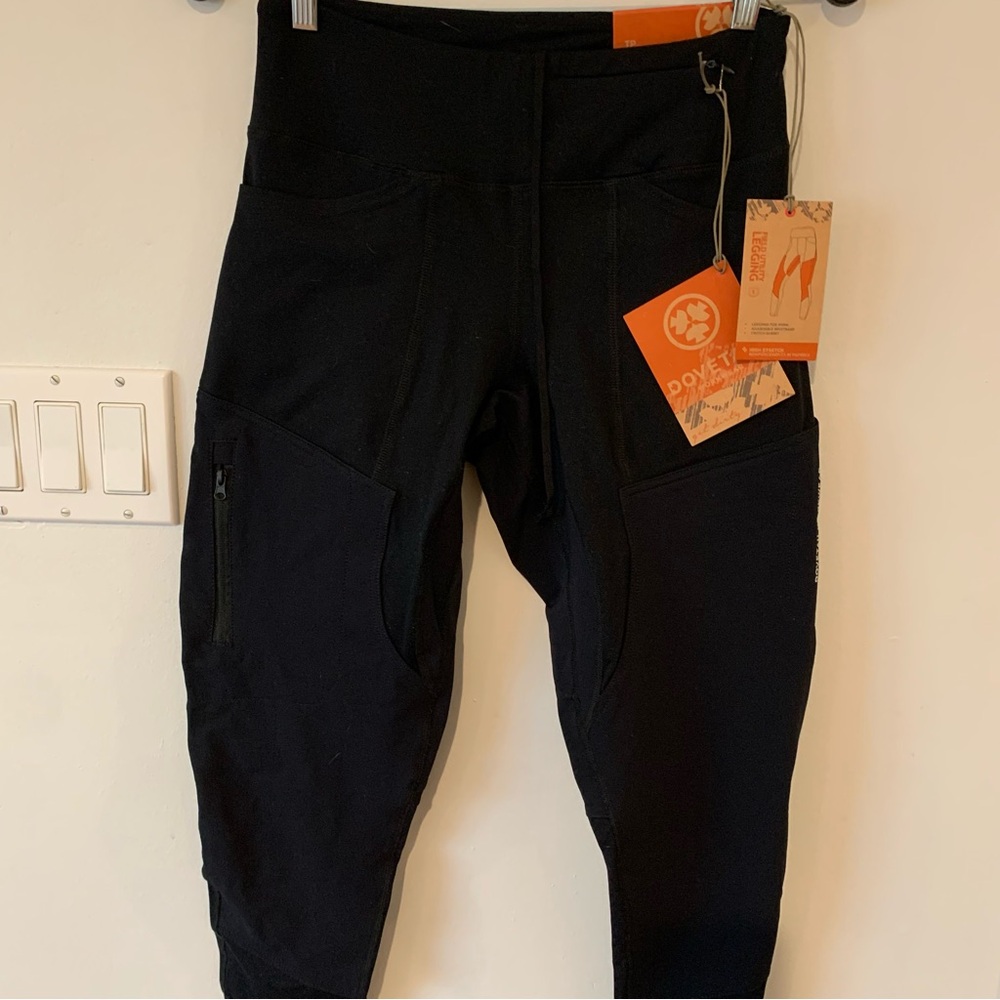 NEW Dovetail Workwear Black Field Utility Leggings Women’s XS Small Work